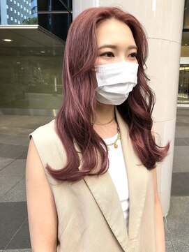 エンタリティリット(entality lit) 【entalitylit】顔周りレイヤー×ピンクパープル