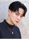 大人ナチュラルできれいめ　カルマパーマセンターパート