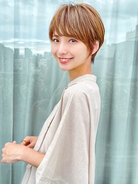 バンプ ギンザ(BUMP GINZA) 《30.40.50代》前下がりショートボブ×透明感カラー【湯本】