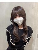 ナチュラルに可愛いロングスタイル