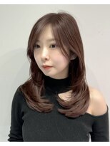 ワン バイ ジエクト(One by The Ect)&nbsp;くびれレイヤーミディアム＆ナチュラルブラウン