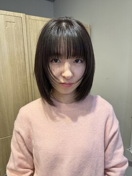 ローレンジウ(LOREN JU) 透明感髪質改善ベージュダブルカラーミルクティーグレージュ