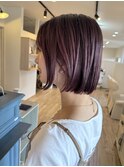 グラデーションカラーボブ