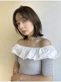 stylist→banmiku》ブリーチなしで作る透明感シアーベージュ