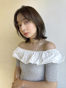 ノンダメージサロン ステラバイボヌール(Stella by Bonheur) stylist→banmiku》ブリーチなしで作る透明感シアーベージュ