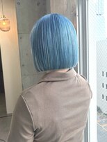 ラニヘアサロン(lani hair salon)&nbsp;ブルーカラー/ネイビーカラー/ハイトーン/ケアブリーチ/ボブ