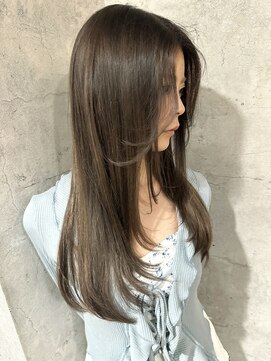 アフィナー(Afinar) 秋色透明感カラー/髪質改善オリーブグレージュ