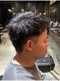 10代20代オススメ刈り上げツーブロック束感ベリーショート