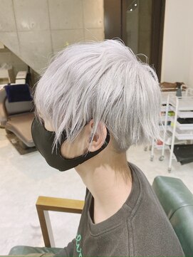 デイズ(days) メンズマッシュショートホワイトカラー