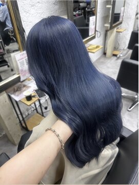 リア(riah) ダブルカラーミルクティーベージュレイヤーカット韓国ヘア