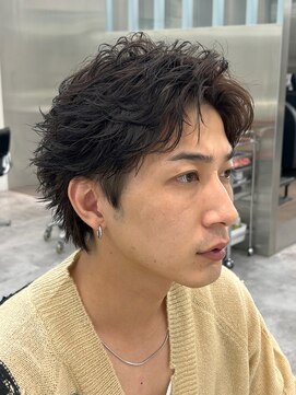 フィフスパーク(fifth PARK) 渋谷フェザーパーマシャドウパーマゆるめセンターパートウルフ