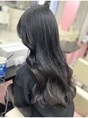 【エクステ】地毛風ブラック/韓国ヘア/エクステ専門店大阪梅田駅