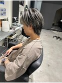 波巻きツイストスパイラルパーマ/フェザーパーマ/眉毛/メンズ