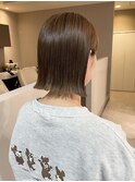 ぱつっとボブ