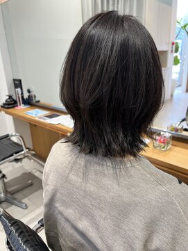 ヘアーエスクールエミュ(hair S. COEUR emu) レイヤーカット/松井山手美容室/京都