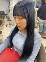 アッシュ 下北沢店(Ash)&nbsp;ブリーチネイビーカラー