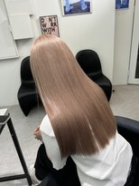 ペレ 渋谷(PELE)&nbsp;イメチェン/ホワイトブロンド/外ハネボブ/ワイドバング/渋谷