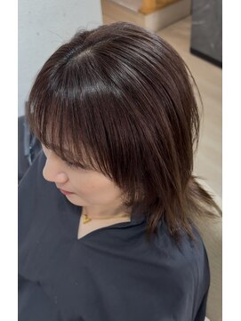 エメヘアデザイン ルイス(Aimer Hair Design Lewis) イノアオイルカラー/脱白髪染め/弘前市