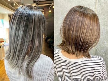ロダット 横浜(LODAT by little)の写真/インナーカラーやハイライト等のデザインカラーが大人気◎貴方だけに似合うカラーをご提案【横浜/横浜駅】