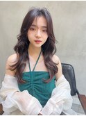 ACE横浜　ピンクブラウン×韓国風巻き