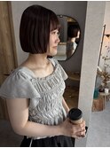 髪質改善ストレート+ぷつっとボブ
