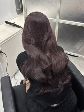 マーシュ 梅田(marshu) ハナstyle/ワインレッド/ワンホンスタイル°○