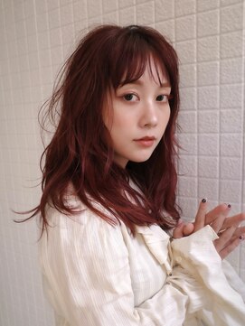 ピュー(Piu-) 【ボルドーカラー/Piu-】ピンクブラウン/暖色カラー