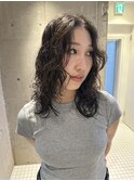 ロングパーマ