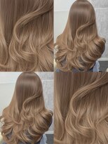 アマトウキョウスマートサロン(AMA TOKYO×Smart Salon) ヘーゼルベージュ ブリーチなし レイヤーカット 海外風