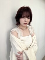 ブランコトレス 鏡島(BLANCO tres)&nbsp;レイヤーカット/レイヤーボブ/暖色カラー/ピンクカラー