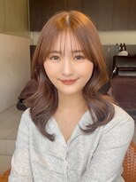 ディフィーノ 赤坂(DIFINO)&nbsp;透明感ラテベージュ/ハッシュカット/顔まわりカット