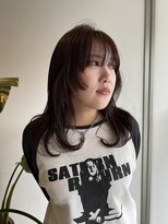 ソエラ(Soera)&nbsp;深みブラウンレッド/姫カット/レイヤー