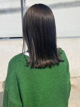 ショートヘア ハーフアンドハーフ(HALF AND HALF) ミディアムヘア