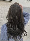 【モテ髪】華やかヨシンモリくびれロング!アッシュグレージュ