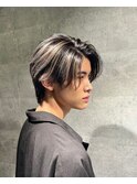 ナチュラル センターパート 鹿児島 メンズ