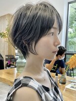 ビュートヨナカ(VIEW TOYONAKA) 【30代40代50代】無造作くびれショート/ブルーブッラク