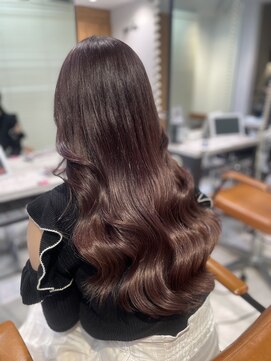アジールヘア 池袋東口店(agir hair) カシスラベンダー/透明感カラー/レイヤーカット/池袋ヘアメイク