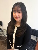 バロックトーキョー(BAROQUE TOKYO)&nbsp;シースルーバング/顔まわりレイヤー【表参道原宿美容室】