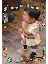 ミントルーム 西新井大師西(MINT room)&nbsp;赤ちゃん筆！初めて美容室☆