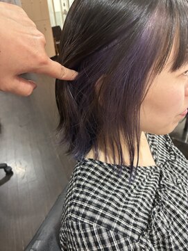 リジョイスヘア(REJOICE hair) 【REJOICE hair】ヴァイオレットデザインカラー☆GAMＯ