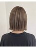 【立体感】　３Dハイライト+全体カラー+カット+Lacure艶TR　￥１８９００