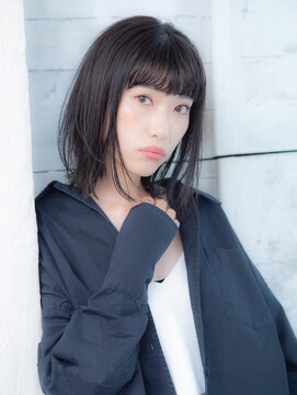 オロ(ORO) 【ORO】大人カジュアル黒髪ボブスタイル