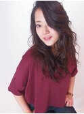 feel.a 石沢　「長め前髪でつくるカールスタイル」