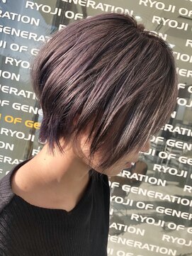 リョージ オブ ジェネレーション(Ryoji of GENERATION) ミニボブラベンダーカラー