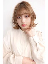 ノース イースト 高円寺店(north east)&nbsp;ナチュラルボブ/オレンジ系/ベージュ系