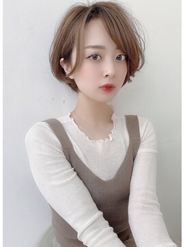 フレーム ヘア ルーム 天王寺駅前店(FRAME hair room) FRAME天王寺駅前/全席個室サロン】小顔ひし形ショートボブ☆