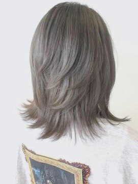 ウエスト(WEST) 透けグレイアッシュ