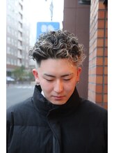 イーストサイドバーバーショップ(EAST SIDE BARBER SHOP) スパイラルパーマ×ホワイトメッシュ