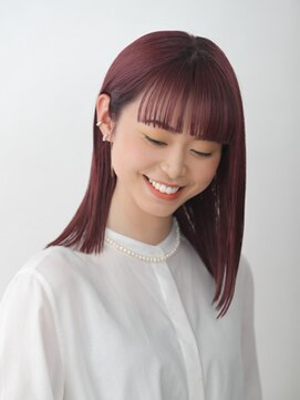 オーガニックエコ 川越(organic+eco) 透明感カラー★ダブルカラーブリーチピンクブラウン