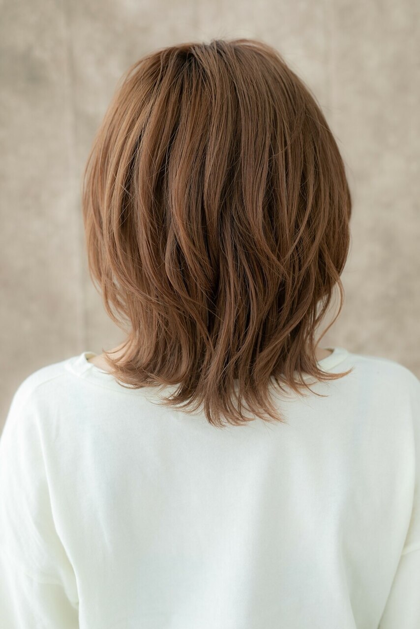 ヘアスタイルコレクション】天使の薄紅梅ハイライトボブ